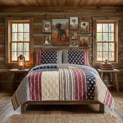 Americana Farmhouse Quilt Set