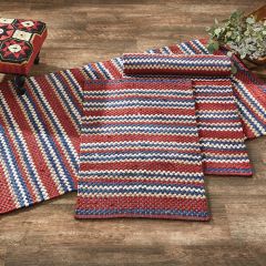 Americana Stripe Rag Rug
