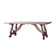 Angel Harp Pine Wood Dining Table