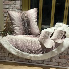 Antelope Print Christmas Tree Skirt