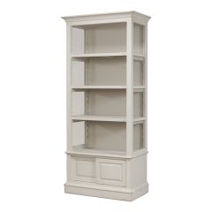 Antique White Pine Bookcase