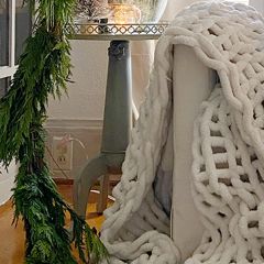 Antiqued Adjustable Side End Table