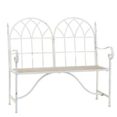 Arched Rustic Farmhouse Garden Bench