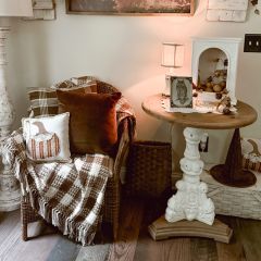Architectural Ambiance Round Accent Table
