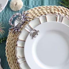 Arthur Court Twisted Seagrass Crab Placemats Set of 4