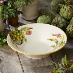 Artichoke and Herbs Stoneware Serving Bowl
