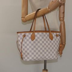 Authentic Louis Vuitton - Damier Azur - Neverfull PM - Monogram Tote