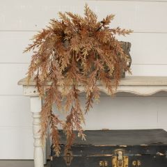 Autumn Accents Prickly Pine Hanging Bush