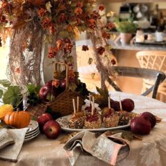 Autumn Tapestry Jacquard Napkin Set of 8