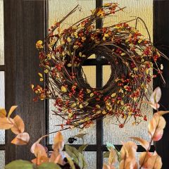 Autumn Twig And Berry Wreath
