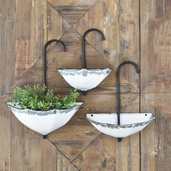 Umbrella Wall Planters Set of 3