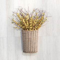 Greywash Wall Basket Set of 2