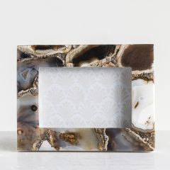 Gorgeous Brown Agate Photo Frame