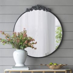 Baroque Inspired Style Black Mirror
