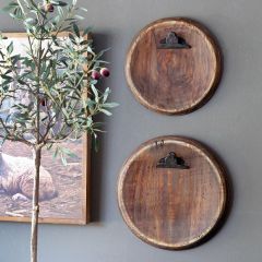 Barrel Top Clip Photo Holder One of Each