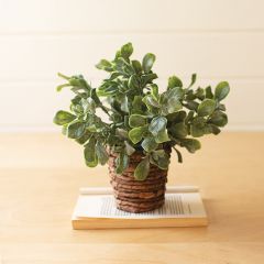 Basket Potted Artificial Plant