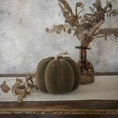 Beautiful Brown Fabric Pumpkin
