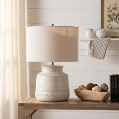 Beautifully Beige Ceramic Table Lamp