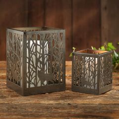 Birch Branches Candle Holder