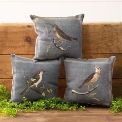 Bird On A Branch Accent Pillow Set of 3