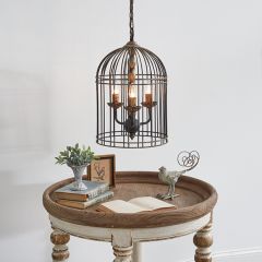 Birdcage Candelabra Pendant Light