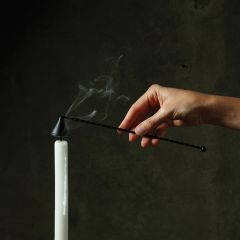 Black Metal Candle Maintenance Set