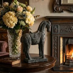 Black Stallion Horse Tabletop Figure