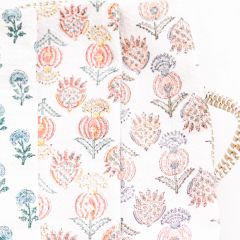 Block Print Cotton Waffle Tea Towel Set of 2