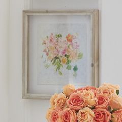 Blooming Flowers Shadow Box Print
