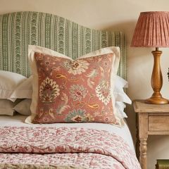 Blooming Medallion Throw Pillow Cover With Insert