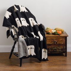Boo Crew Knitted Throw Blanket