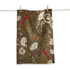 Botanical Charms Toile Dish Towel Set of 2