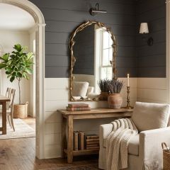 Botanical Grace Arched Mirror