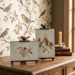 Botanical Print In Bird Frame Set of 2
