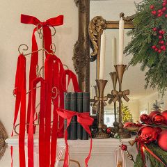 Bow Candlestick Set of 2