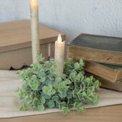 Boxwood Candle Ring Wreath Set of 6