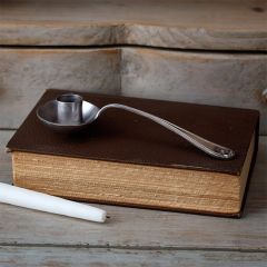 Brass Spoon Taper Holder