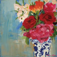Bright Floral Canvas Wall Art
