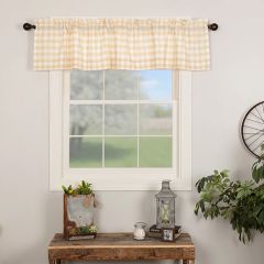 Buffalo Check Country Curtain Valance
