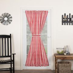 Buffalo Check Door Panel Curtain