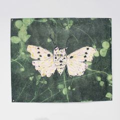 Butterfly in Fern Paper Wall Art