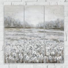 Pale Landscape Canvas Print 3 Piece Set