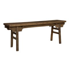 Large Rustic Found Wooden Console