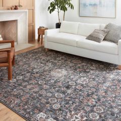 Loloi II Cassandra Collection Charcoal/Rust Rug