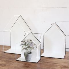 House Shaped Wall Shelf Set of 3