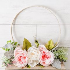 Floral Hoop Wreath