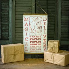 Magical Delivery Scroll Holiday Wall Decor