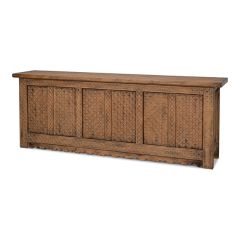 Carved Pine 6 Door Sideboard