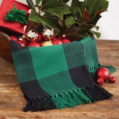 Casual Check Fringed Throw Blanket