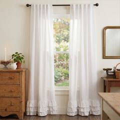 Casual Sophistication Ruffled Panel Set of 2